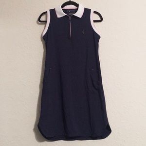 Peter Millar Sleeveless Half Zip Dress